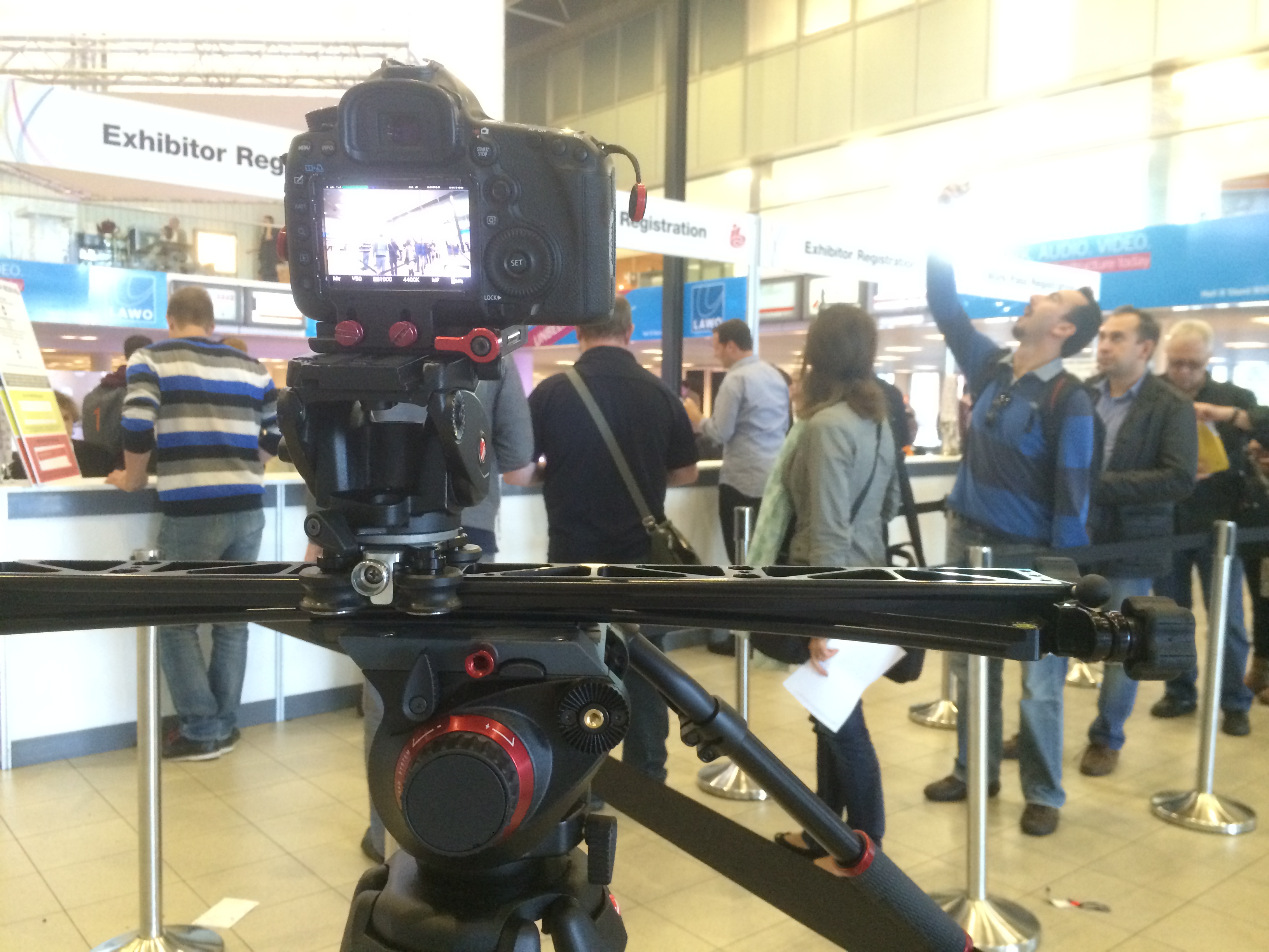 adam plowden videography at ibc 2014 show manfrotto